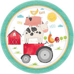 Farm 23cm Plate for Party 8pcs