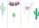 PartyDeco Party Tableware Decorative for Cake 5 Pieces