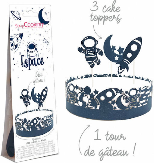 Scrap Cooking Διακοσμητικό για Τούρτα 3τμχ