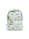 A Little Lovely Company Kids Bag Backpack Green 23.5cmx10cmx30cmcm