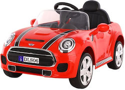 Copil Electric Masina Cu un loc Inspirat Mini Cooper 12 volți Roșu