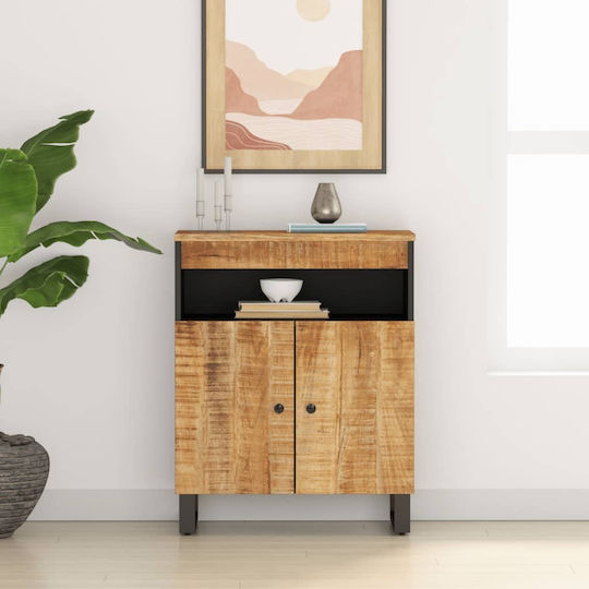 Ντουλάπι Γραφείου από Μασίφ Ξύλο Φυσικό 60x33x75cm