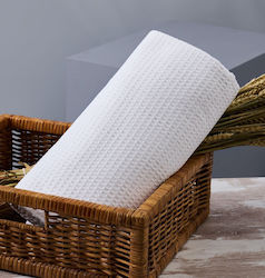 Blanc de Blanc Κουβέρτα Ξενοδοχείου King Size Πικέ Λευκή 265x280cm