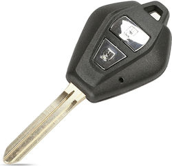 Car Key Shell with Blade with 2 Buttons for Isuzu