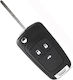 Opel Foldable Car Key Shell with Blade with 3 Buttons for Opel