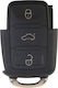 Car Key Shell with Blade with 2 Buttons for Seat / Skoda / VW