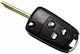Ford Foldable Car Key Shell with Blade with 3 Buttons for Ford