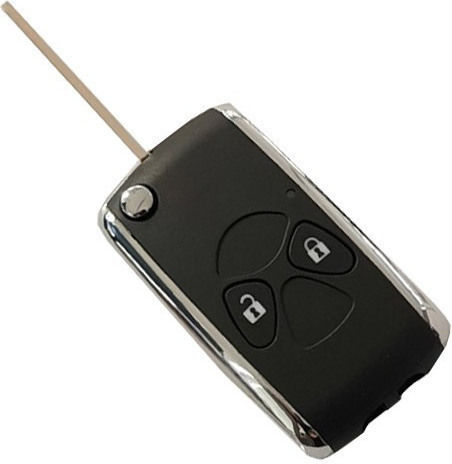 Toyota Foldable Car Key Shell with Blade with 2 Buttons for Toyota