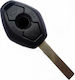 Car Key Shell with Blade with 3 Buttons for Bmw