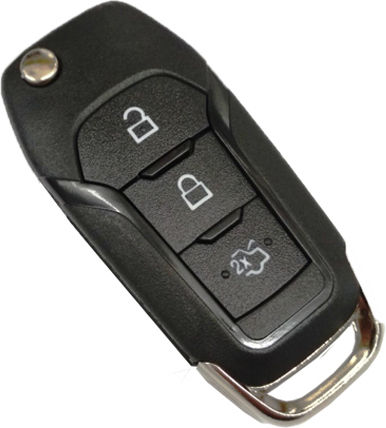 Ford Foldable Car Key Shell with Blade with 3 Buttons for Ford