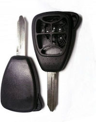 Car Key Shell with Blade with 6 Buttons for Chrysler