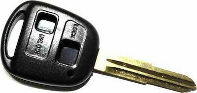 Car Key Shell with Blade with 2 Buttons for Toyota