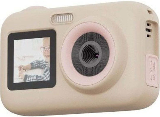 SJCAM Funcam Plus Екшън Камера Full HD (1080p) Водоустойчива Стандартна с Екран 2.4" и Wi-Fi Бежова