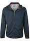 Inox Herren Winter Jacke Lässig Blau