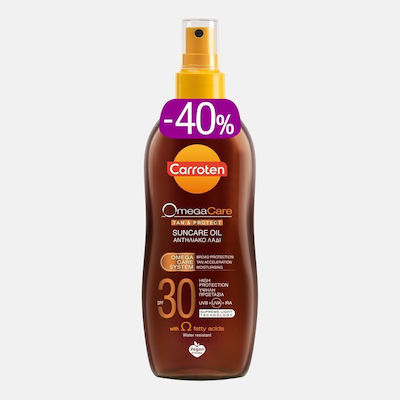 Carroten Omega Care Tan & Protect Oil Waterproof Слънцезащитно Масло за тяло SPF30 150мл