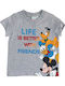 Kinder-T-Shirt Gray Baby Mickey Mouse