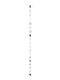 Christmas Garland Silver 180x5cm 1pc