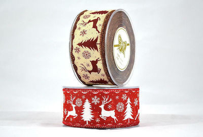 Christmas Ribbon Red 910x5cm 1pc