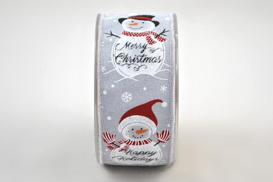 Kappa Decor Christmas Ribbon Gray 900x5.5cm 1pc