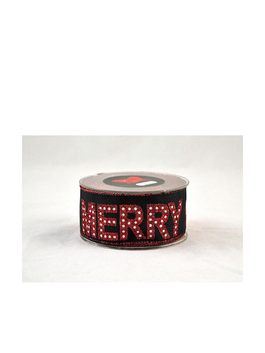 Kappa Decor Christmas Ribbon Black 900x5.5cm 1pc