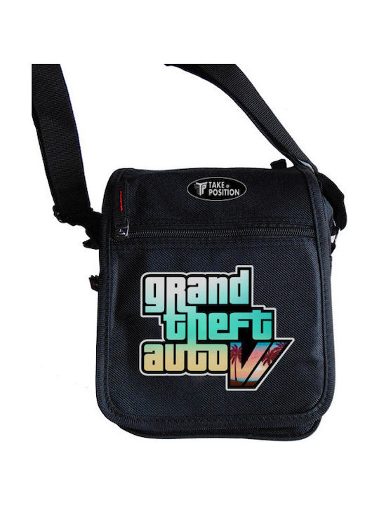Grand Theft Auto Men's Bag Shoulder / Crossbody Black
