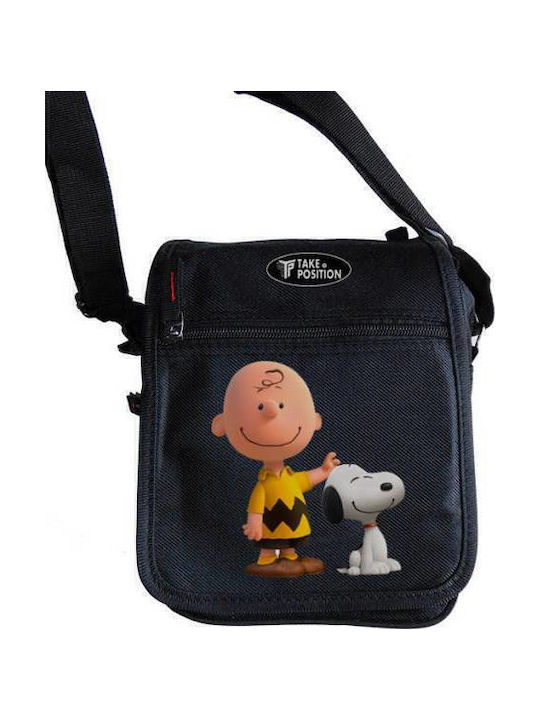 Snoopy Men's Bag Shoulder / Crossbody Black