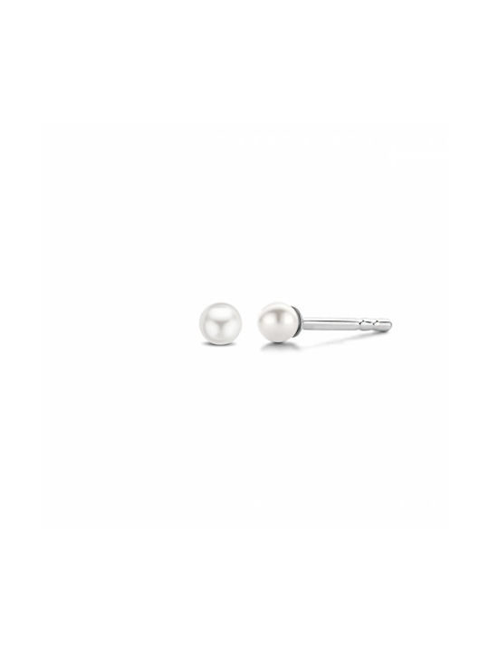 Ti Sento Earrings from Silver with Pearls