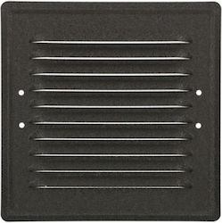 AirRoxy Вентилационна решетка 14x14см Квадратна