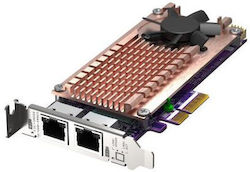 QNap Carte de rețea cablată Gigabit (1Gbps) Ethernet PCI-e