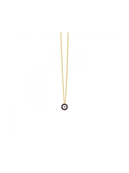 Prince Silvero Necklace Eye from Gold Plated Silver