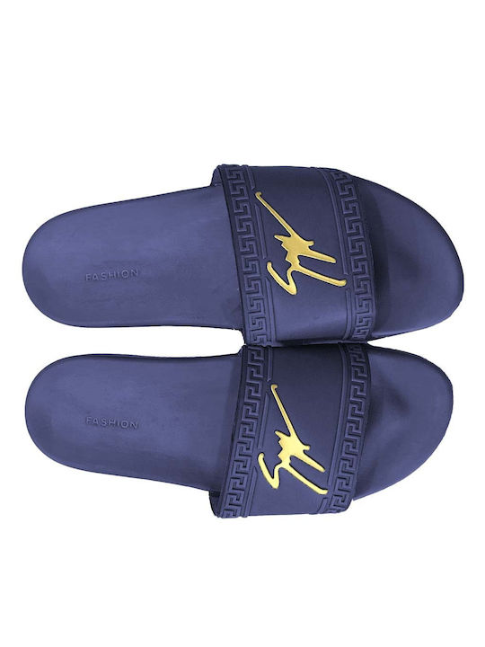 Ustyle Men's Slides Blue