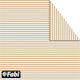 Fabi Karton Gestreift Beidseitig 50x70cm. Beige