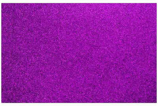 Kangaro Χαρτόνι Glitter Μωβ 50x70εκ.
