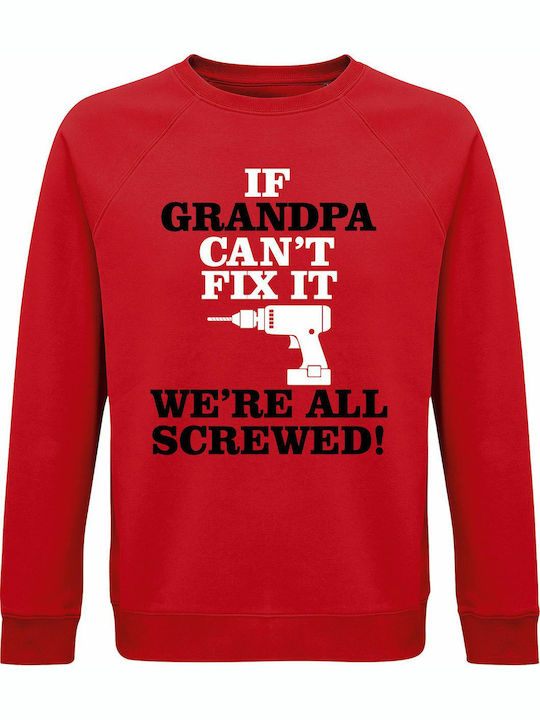 Grandpa Sweatshirt Red