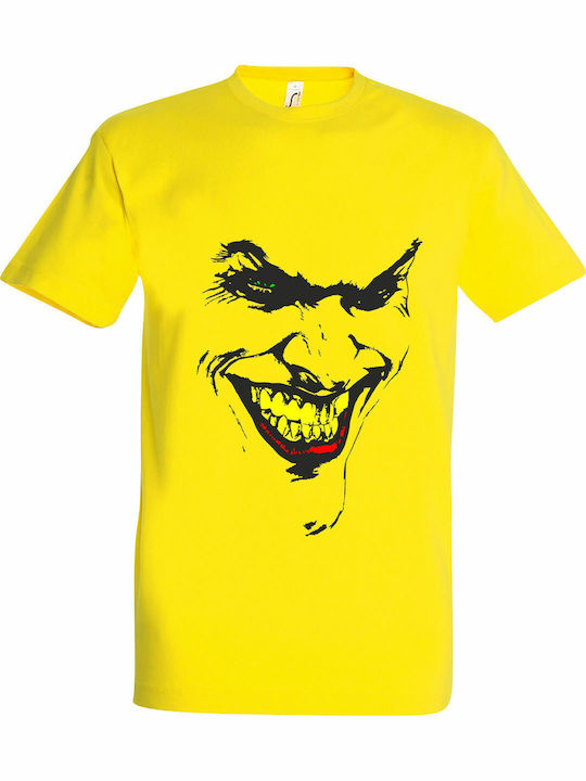 T-shirt Face σε Κίτρινο χρώμα