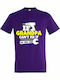 Grandpa T-shirt Purple Cotton