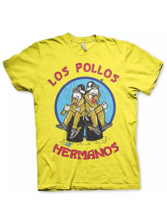 T-shirt Hermanos σε Κίτρινο χρώμα
