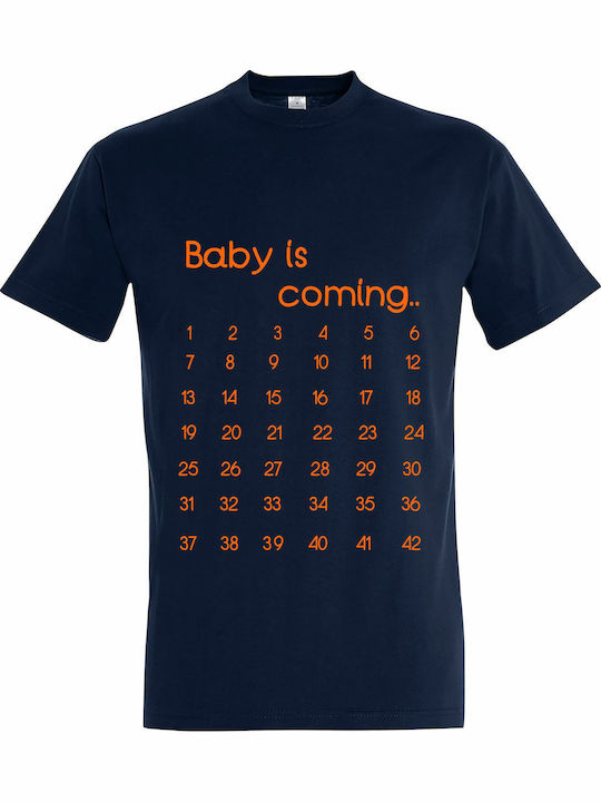 Baby T-shirt Blue Cotton