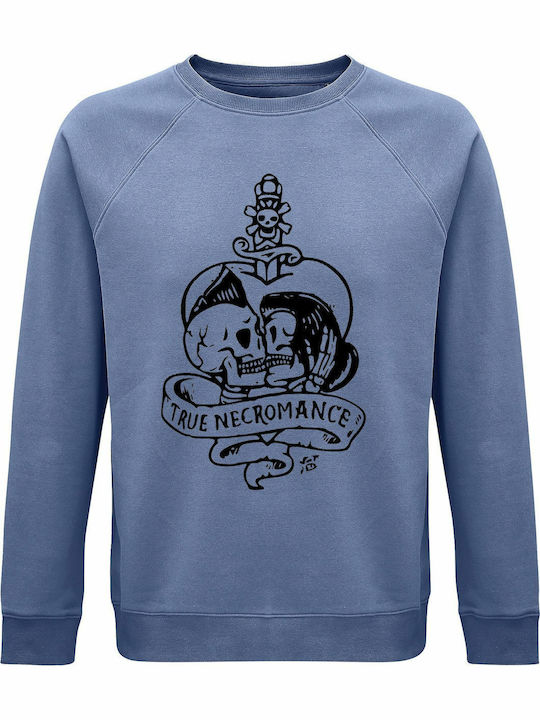 Old School Sweatshirt Blau