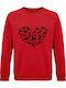 Animal Sweatshirt Red