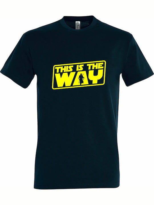 kirikoko This is The Way, Mandalorian, Star Wars T-shirt Star Wars Blue Cotton This is The Way, Mandalorian, Star Wars