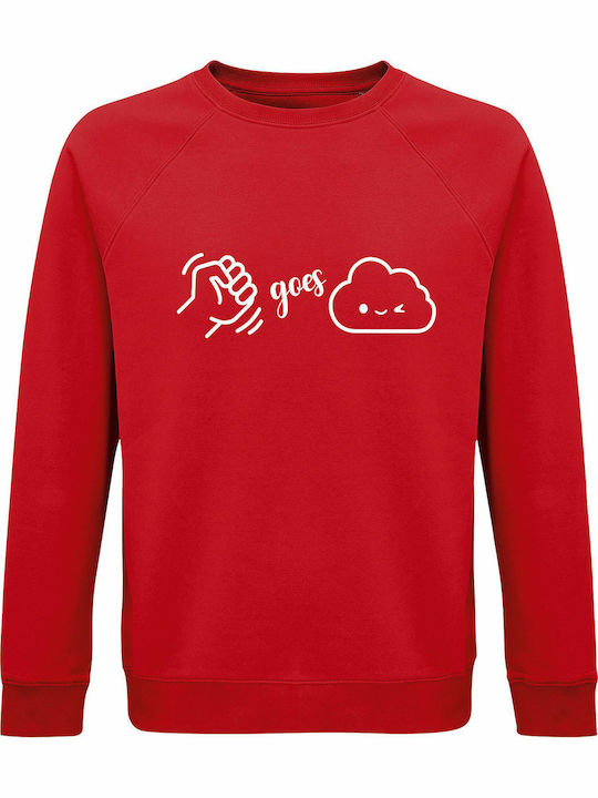 Cloud Sweatshirt Red