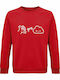 Cloud Sweatshirt Red