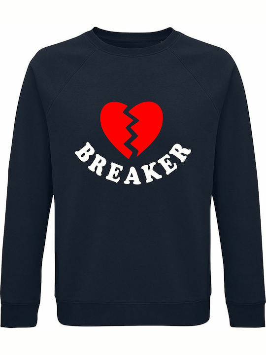 Heart Sweatshirt Blue