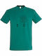 You Tricou Verde Bumbac