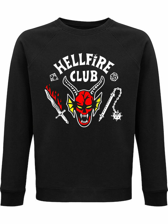 Φούτερ Hellfire Club σε Μαύρο χρώμα