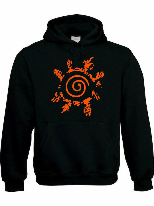 UZUMAKI Hanorac cu glugă Naruto Negru