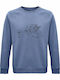 Love God Sweatshirt Light Blue