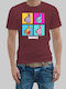 TKT T-shirt Fortnite Μπορντό