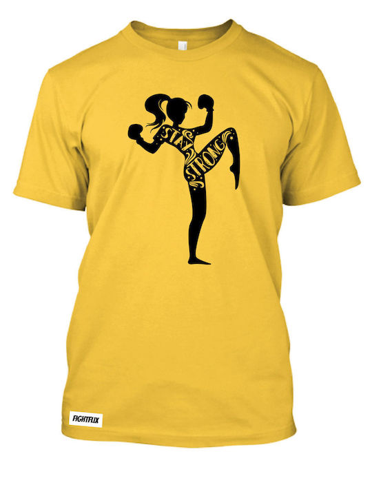 Figure Logo T-shirt Yellow